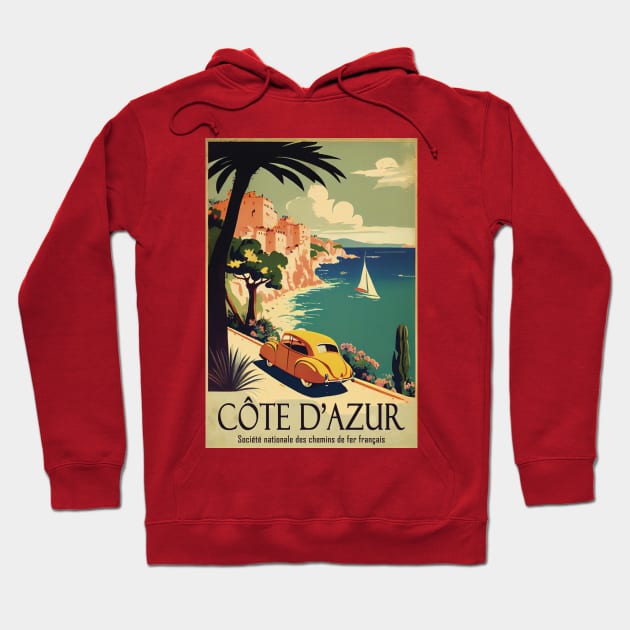 Cote D'Azur Hoodie by GreenMary Design